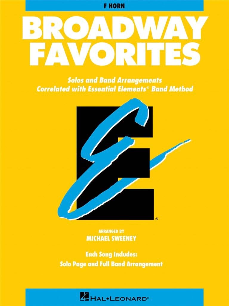 Essential Elements Broadway Favorites (F Horn) Partition