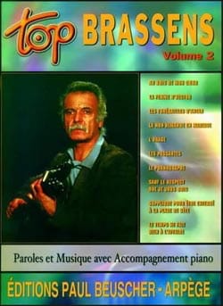Top Brassens Volume 2 Georges Brassens Partition Chanson française