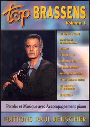 Top Brassens Volume 1 Georges Brassens Partition Chanson française