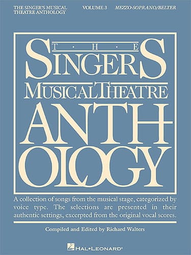 The Singer's Musical Theatre Anthology Volume 3 - Mezzo / Soprano