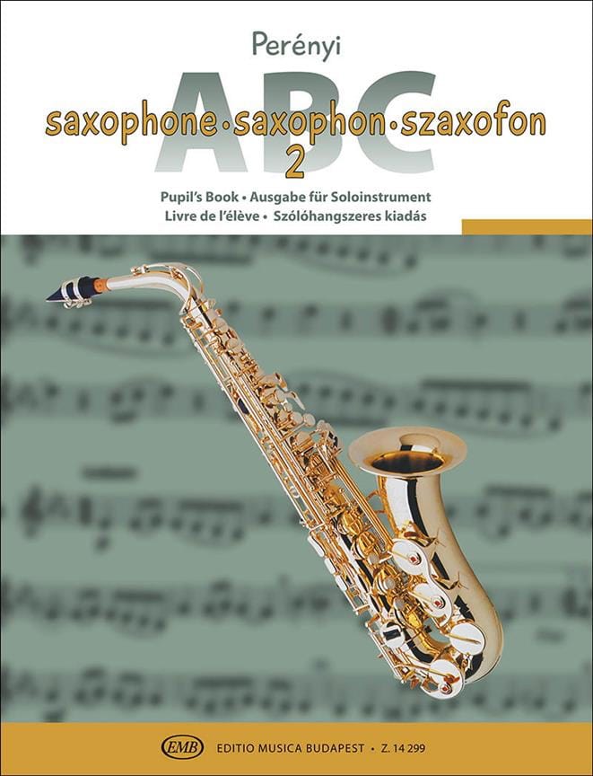 Saxophone ABC volume 2 Partition Saxophone