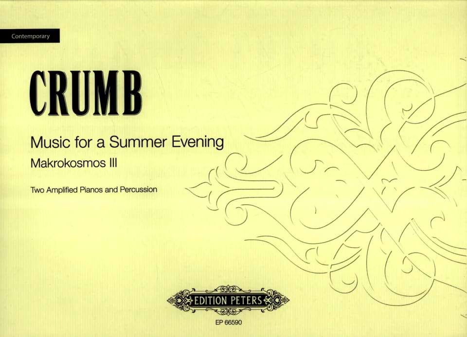 Musik For A Summer Evening - Makrokosmos 3 - George Crumb - Partition