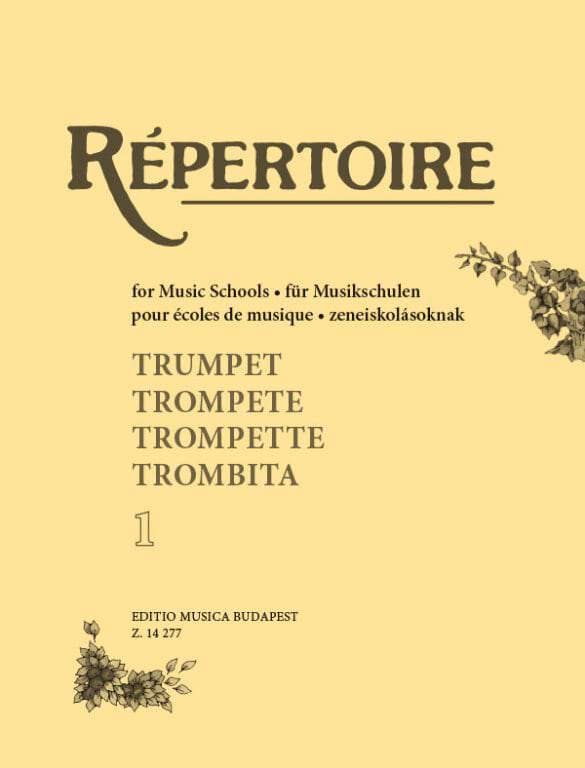 Répertoire volume 1 Partition Trompette