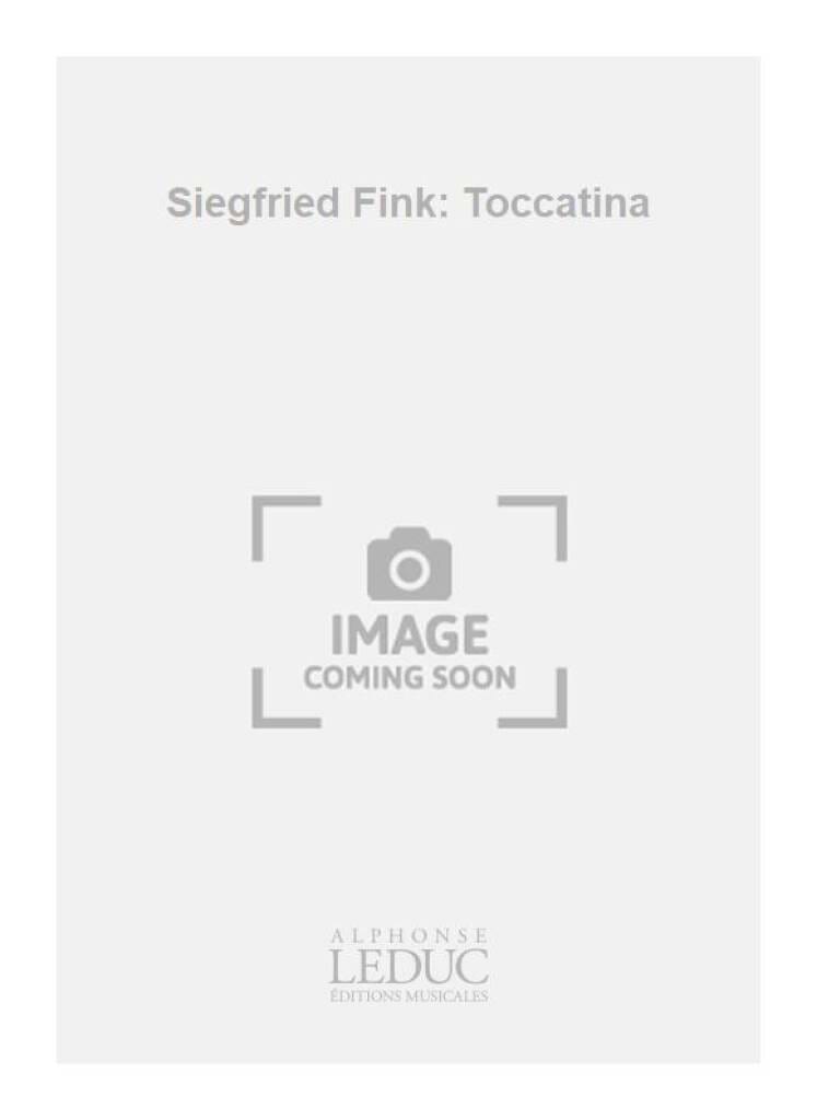 Toccatina - Siegfried Fink - Partition - Ensemble de percussions