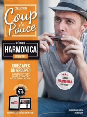 Méthode Harmonica Débutant COUP DE POUCE Partition Musique du monde