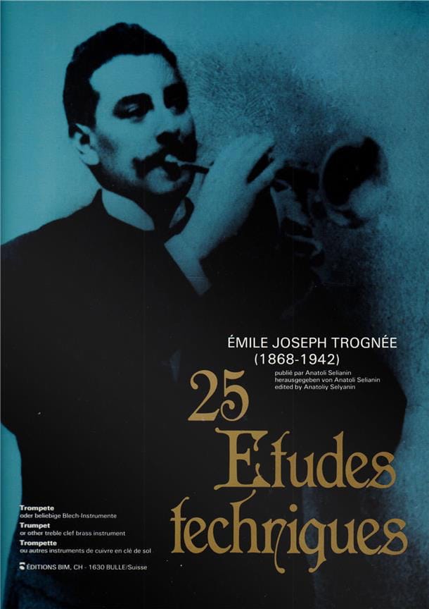 25 Etudes Techniques Emile Joseph Trognée Partition Trompette