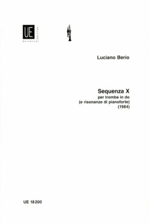 Sequenza X BERIO Partition Trompette