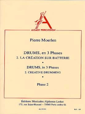 Drums Phase 2 Pierre Moerlen Partition Batterie