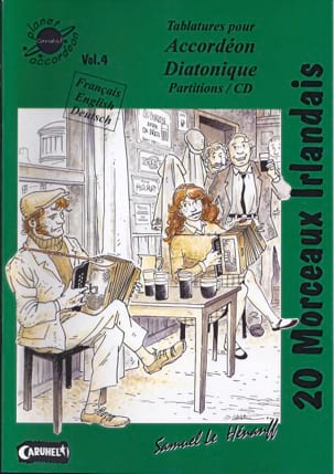 Tablatures pour Accordéon Diatonique Volume 4 - 20 Morceaux Irlandais