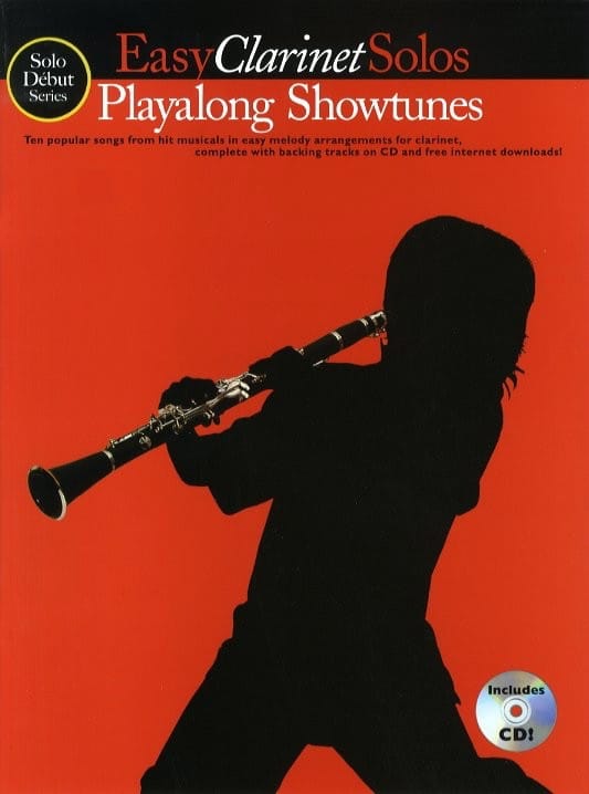 Easy Clarinet Solos Playalong Showtunes Partition Clarinette