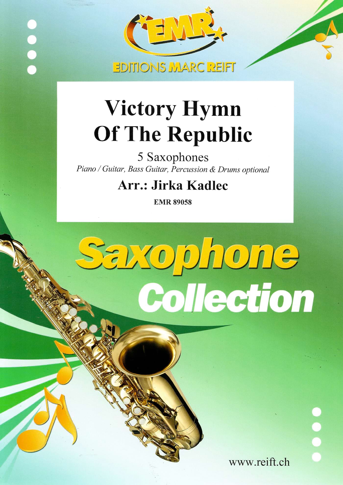 Victory Hymn of The Republic - 5 Saxophones - Jirka (Arr.) Kadlec