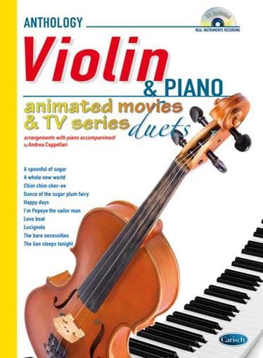 Animated Movies & TV Series - Violon Partition Violon