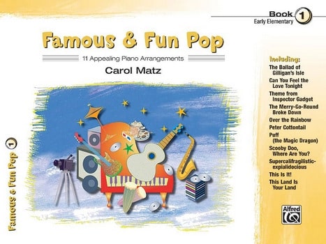 Famous & fun pop volume 1 Partition Musique de film