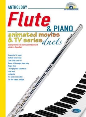 Animated movies & TV series - duets Partition Flûte traversière