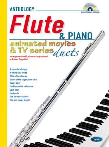 Animated movies & TV series - duets Partition Flûte traversière