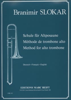 Méthode de Trombone Alto Branimir Slokar Partition Trombone