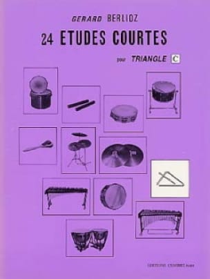24 Etudes Courtes Volume C BERLIOZ Partition Batterie