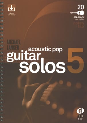 Acoustic Pop Guitar Solos - Volume 5 Partition Guitare