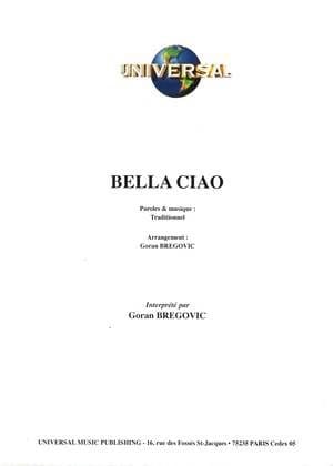 Bella Ciao Goran Bregovic Partition Musique du monde