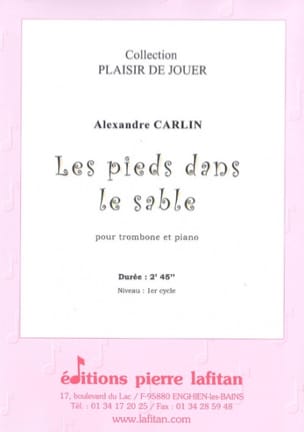 Les pieds dans le sable Alexandre Carlin Partition Trombone