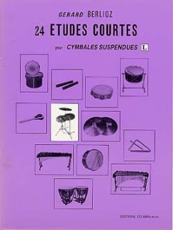24 Etudes Courtes Volume L BERLIOZ Partition Batterie