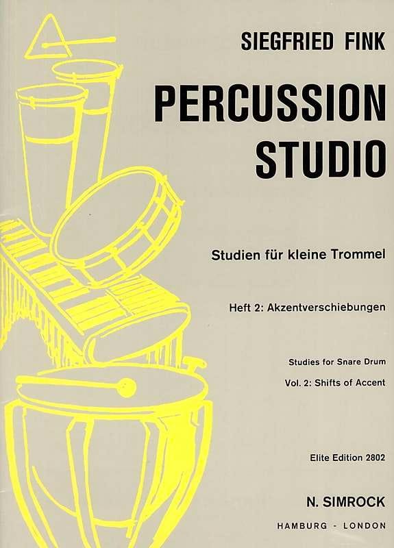 Studies For Snare Drum Trommel Volume 2 - Siegfried Fink - Partition