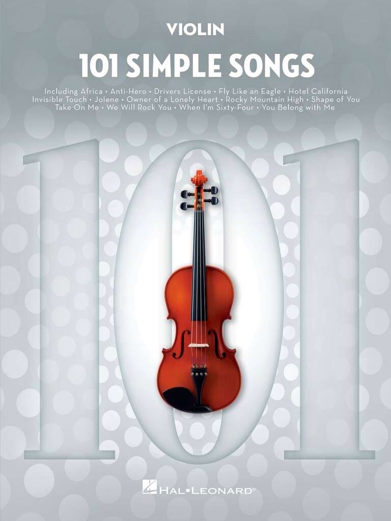 101 Simple Songs Partition Violon