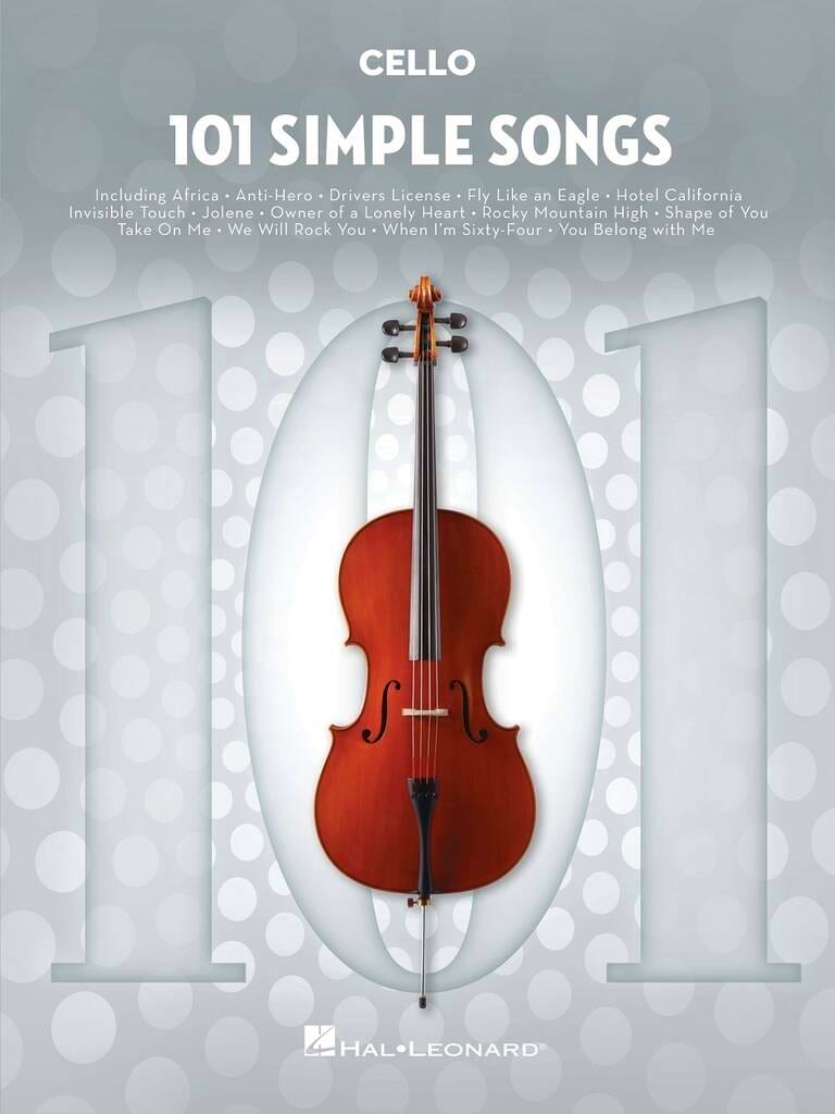 101 Simple Songs Partition Violoncelle