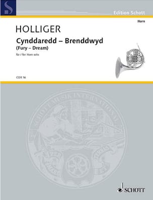 Cynddaredd - Brenddwyd Fury - Dream Heinz Holliger Partition Cor