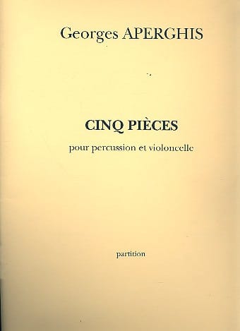5 Pièces Georges Aperghis Partition Multi Percussions