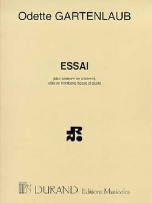 Essai Odette Gartenlaub Partition Tuba