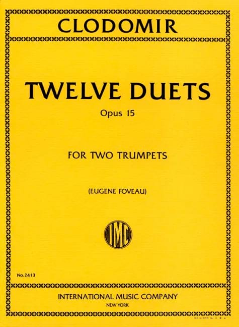 12 Duets (Foveau) Pierre-François Clodomir Partition
