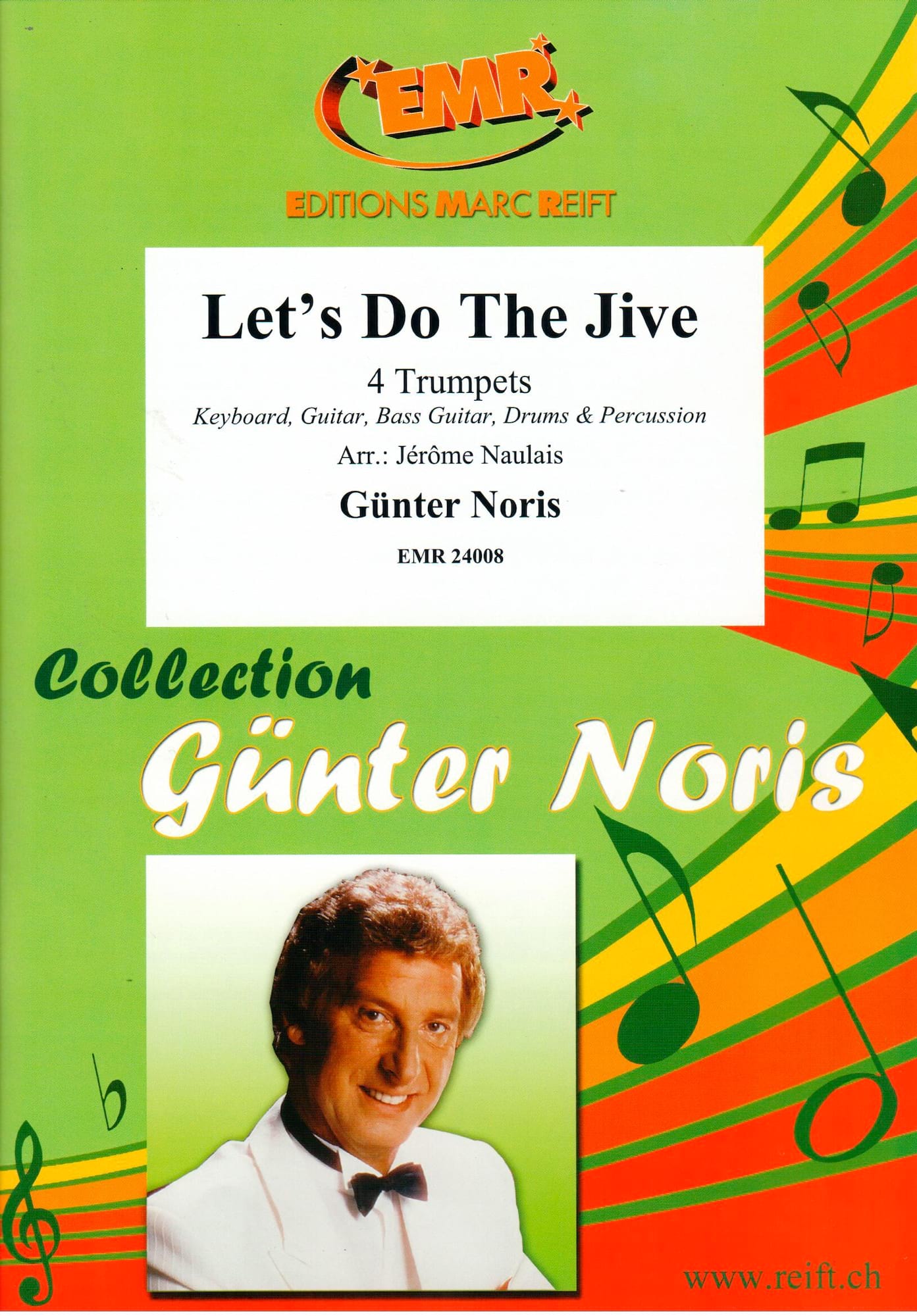 Let's Do The Jive - 4 TROMPETTES Günter Noris Partition Trompette