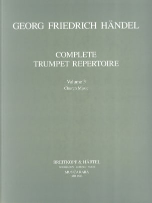 Complete Trumpet Repertoire Volume 3 HAENDEL Partition Trompette