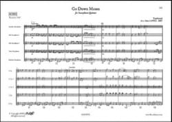 Go Down Moses Traditionnel Partition Saxophone