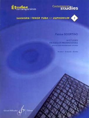 50 Etudes faciles et progressives volume 1 - Patrice Sciortino