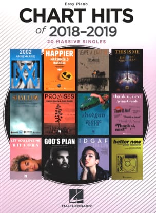Chart Hits Of 2018-2019 - Easy Piano Partition Pop / Rock