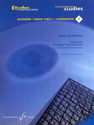 50 Etudes faciles et progressives volume 2 - Patrice Sciortino