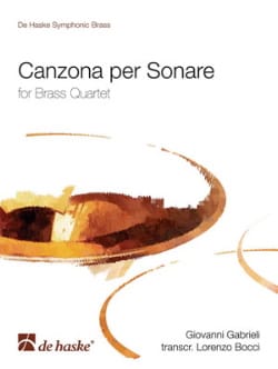 Canzona Per Sonare GABRIELI Partition Ensemble de cuivres