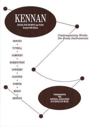 Sonata for trumpet Kent Kennan Partition Trompette