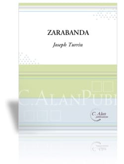 Joseph Turrin - Zarabanda - Partition - di-arezzo.ch