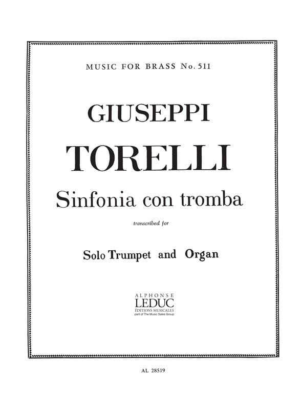 Sinfonia Con Tromba TORELLI Partition Trompette