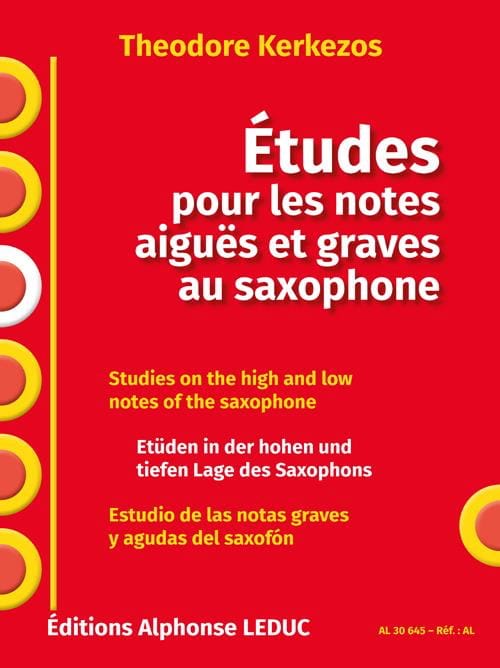 Etudes Pour Les Notes Aiguës Et Graves Au Saxophone