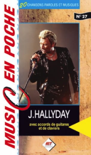 Music en poche N° 27 Johnny Hallyday Partition Chanson française