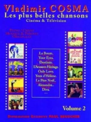 Les Plus Belles Chansons Volume 2 - Vladimir Cosma - Partition
