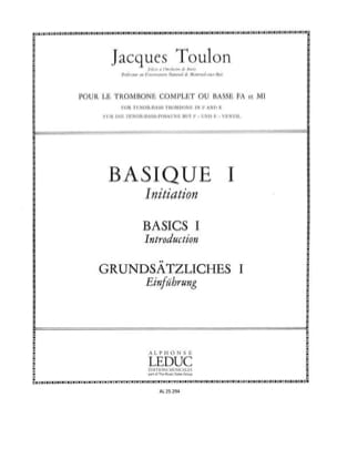 Basique 1 Toulon Partition Trombone
