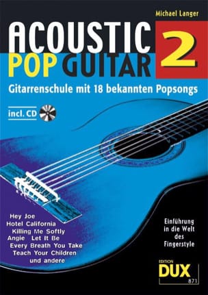 Acoustic pop guitar volume 2 Michael Langer Partition Guitare