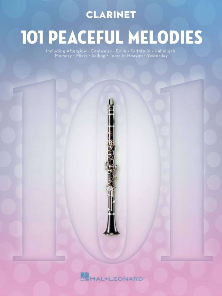 101 Peaceful Melodies for Clarinet Partition Clarinette
