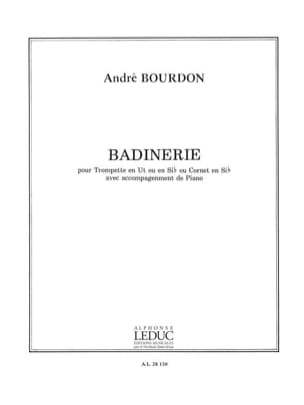 Badinerie André Bourdon Partition Trompette