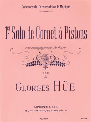 1er Solo de Cornet à Pistons Georges Hüe Partition Trompette